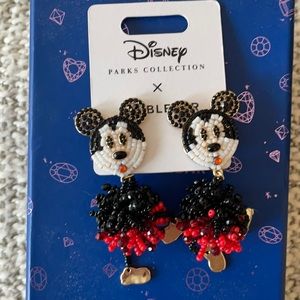 Bauble bar X Disney Mickey Mouse earrings! || only worn once for pictures ||NWT